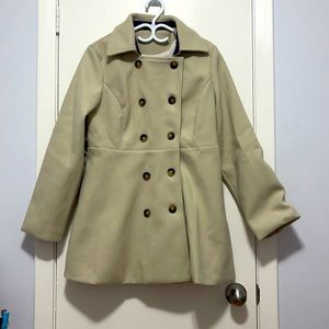 New lather coat small size